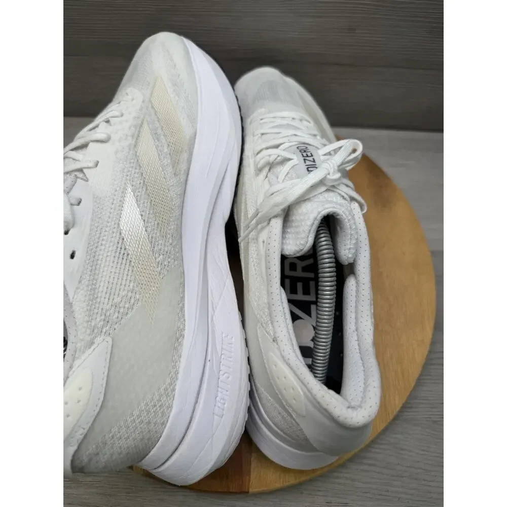 Adidas Adizero SLM2 White Zero Metallic Running Shoes men’s size 11.5
